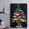 Camaro Canvas Wall Art - Christmas Tree From All Camaros