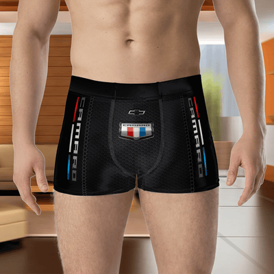 Camaro Men Boxer Briefs - Comfort Boxer Briefs With Flex Waistband