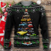 Dodge Challenger Art Sweater - Christmas Tree From All Dodge Challengers