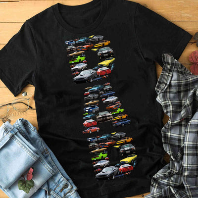 Dodge Challenger Art T-shirt - A Special Gift For Dodge Challenger Dads