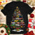 New Dodge Challenger Christmas T-shirt - Christmas Tree From All Dodge Challenger (Real Car Version)