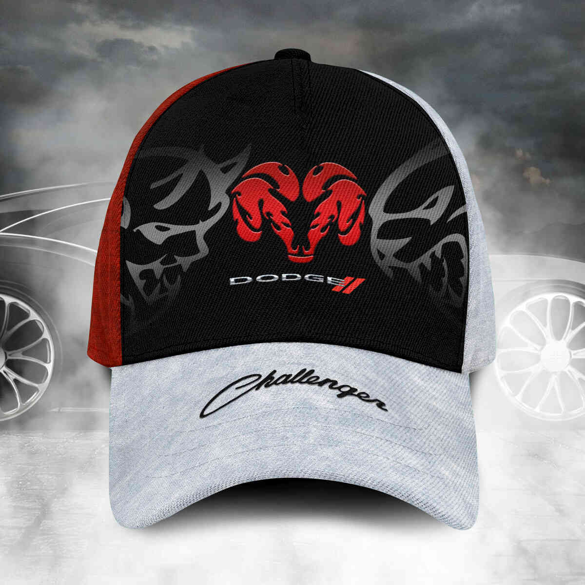 Dodge Challenger Classic Cap - All Over Print Dodge Challenger Art 