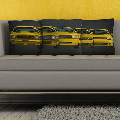 Dodge Challenger Cushion Pillow Set - Dodge Challenger Evolution Decorative Pillow