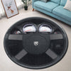 Dodge Challenger Round Rug - Dodge Challenger Steering Wheel Collection Indoor Carpet