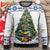 Dodge Challenger Wool Ugly Sweater - Mountain Christmas Tree Of Dodge Challengers