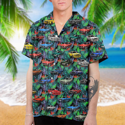 Mustang Art Hawaiian Shirt and Beach Short - Mustang Collection Design