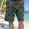 Mustang Art Hawaiian Shirt and Beach Short - Mustang Collection Design