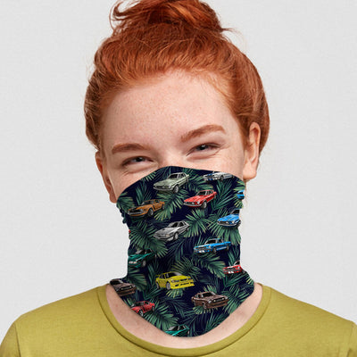 Mustang Neck Gaiter/Bandana - Mustang Collection Art Hawaiian Style