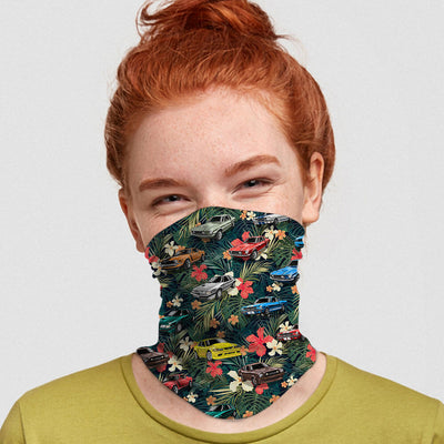 Mustang Neck Gaiter/Bandana - Mustang Collection Art Hawaiian Style