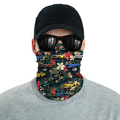 Mustang Neck Gaiter/Bandana - Mustang Collection Art Hawaiian Style