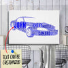 Personalized Camaro Typography Word Art - Typography T-shirt And Canvas For Racing Fans