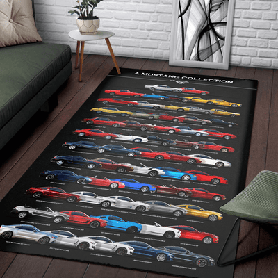 Mustang Premium Art Rug - Mustang Collection Non-slip Floor Covering