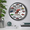 Dodge Challenger Wall Clock - History Dodge Challenger Collection Art Hanging Clock