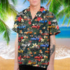 Vette Collection Art Hawaiian Shirt and Beach Short