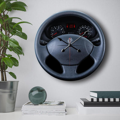 Renault Steering Wheel Wall Clock