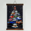 GT-R Christmas Tree Canvas Wall Art