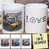 Personalized Drag-Racing Art Mug