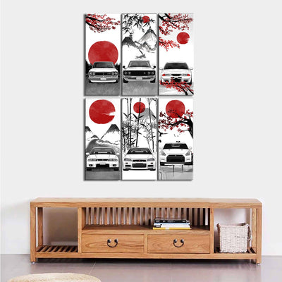 Skyline GTR Eastern Style Canvas Wall Art