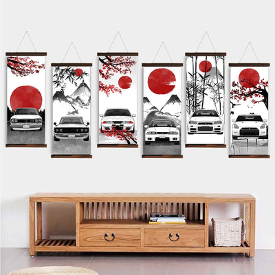 Skyline GTR Eastern Style Canvas Wall Art