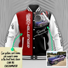 Personalized Racing Car All Over Print Baseball Jacket