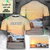 Personalized Car 3D Art All Over Print T-shirt