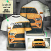 Personalized Car 3D Art All Over Print T-shirt