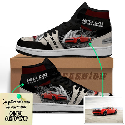 Personalized Racing Car AJ Style Sneakers