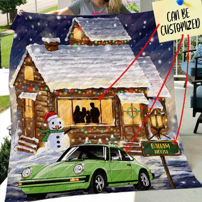 Personalized Christmas Quilt - 911 Enthusiast  Family Christmas Night