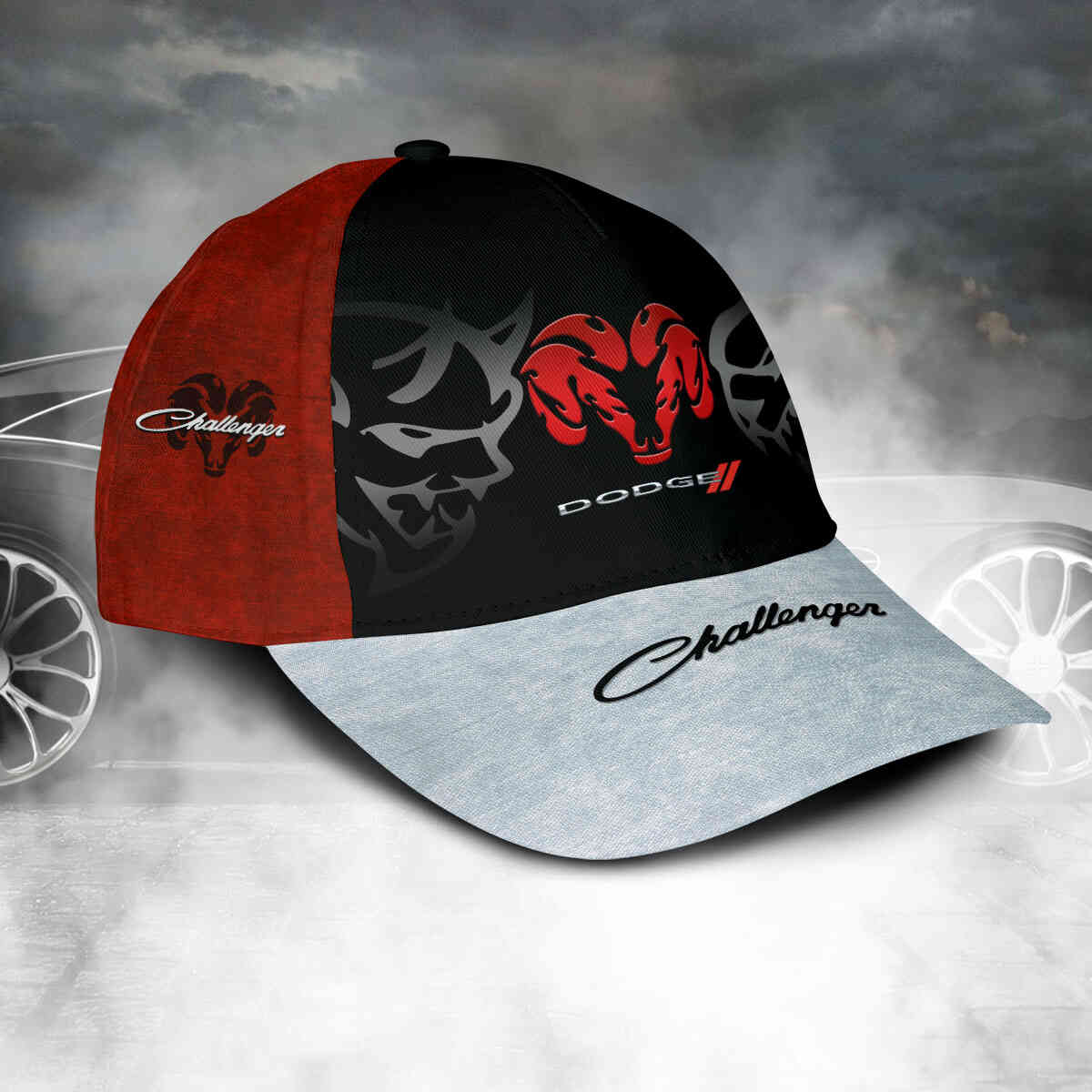 Dodge Challenger Classic Cap - All Over Print Dodge Challenger Art