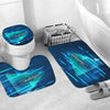 Dodge Challenger Bathroom Combo - Special Dodge Challenger Art Mat Set and Shower Curtain