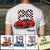 Customized Vette Collection Number Art T-shirt