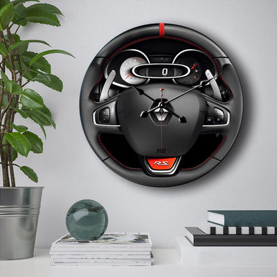 Renault Steering Wheel Wall Clock