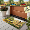 Personalized Mustang Art Doormat  - Mustang Collection In The Woods Area Doormat