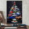 GT-R Christmas Tree Canvas Wall Art