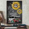 Kombi Sunshine Canvas Wall Art