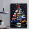 GT-R Christmas Tree Canvas Wall Art