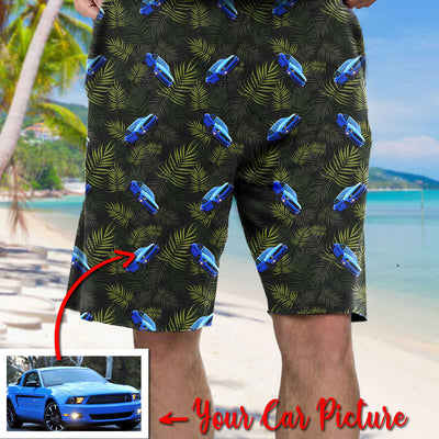 Personalized Car Collection Hawaiian Shirt and Beach Short