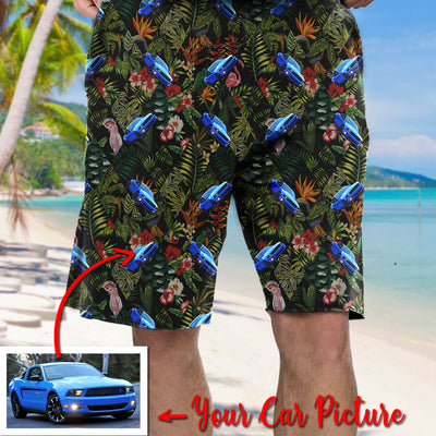 Personalized Car Collection Hawaiian Shirt and Beach Short