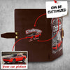 Personalized Car Racing Leather Notebook