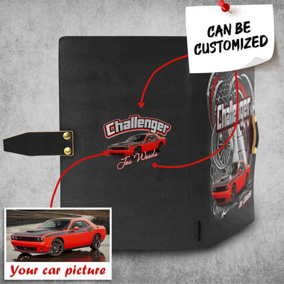 Personalized Car Racing Leather Notebook