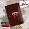 Personalized Car Racing Leather Minimalist Wallet