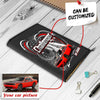 Personalized Car Racing Leather Minimalist Wallet