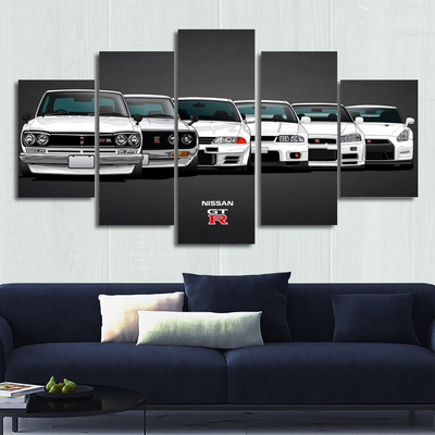 Skyline / GTR Canvas Wall Art