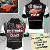 Personalized Dad Racing Car Short Sleeve Polo T-Shirt