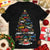 New Mustang Christmas T-shirt - Christmas Tree From All Mustangs (Cartoon Art Version)