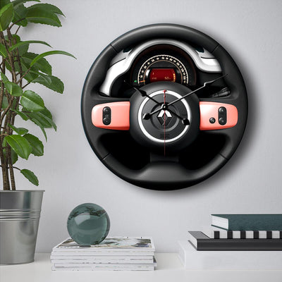 Renault Steering Wheel Wall Clock